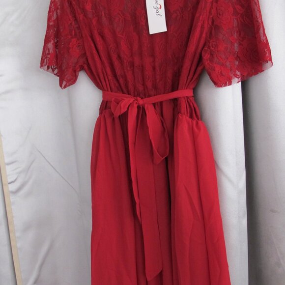NWT - Rose Gal Red Dress - XL - Picture 1 of 14